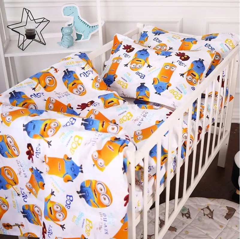 Підковдра MirSon Бязь Kids Time 20-0036 Minions 160х220 см (2200009639456) - фото 2
