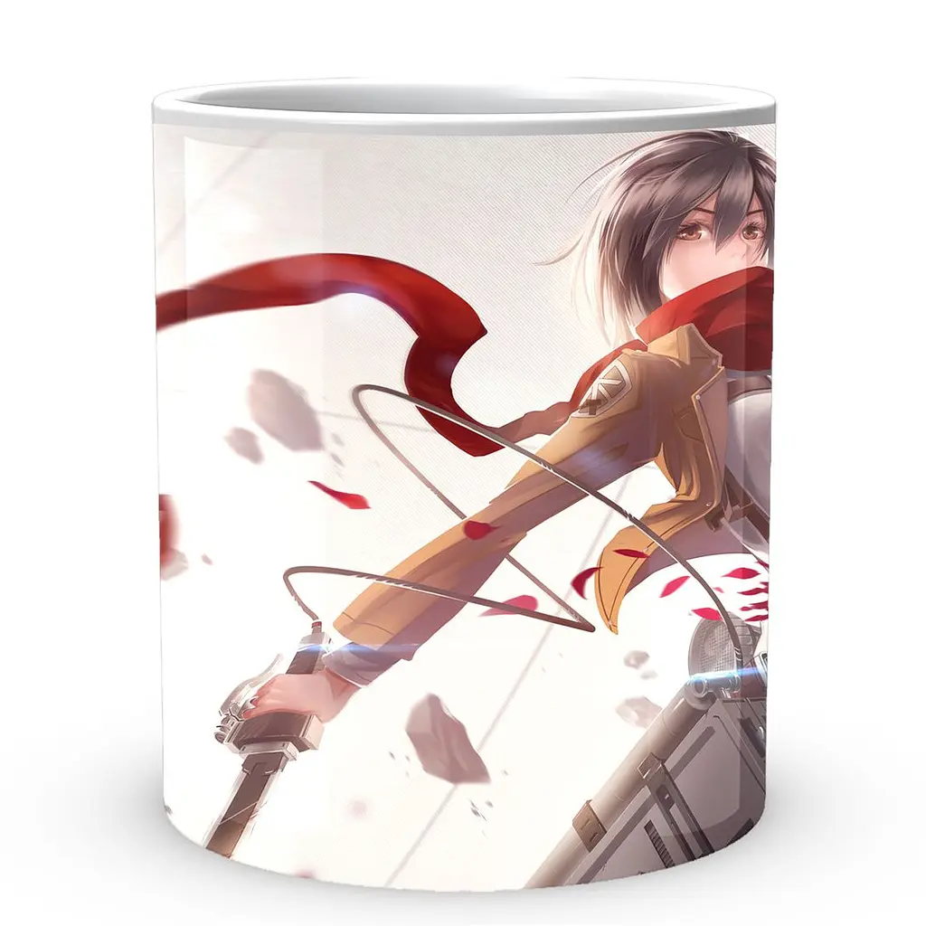 Кухоль GeekLand Attack on Titan Атака Титанів Мікаса AOT 002.05 330 мл білий - фото 2