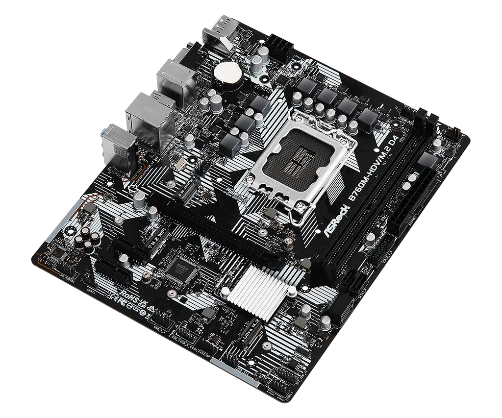 Материнская плата ASRock B760M-HDV/M.2 D4 LGA 1700 (B760M-HDV/M.2 D4) - фото 2