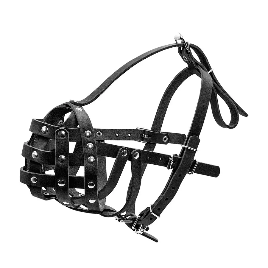 Намордник твердий "CoLLaR" (боксер великий) чорний - фото 2