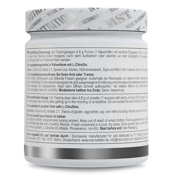Цитрулін Citrulline Malate 300 грам MST Nutrition vit0004712 - фото 3