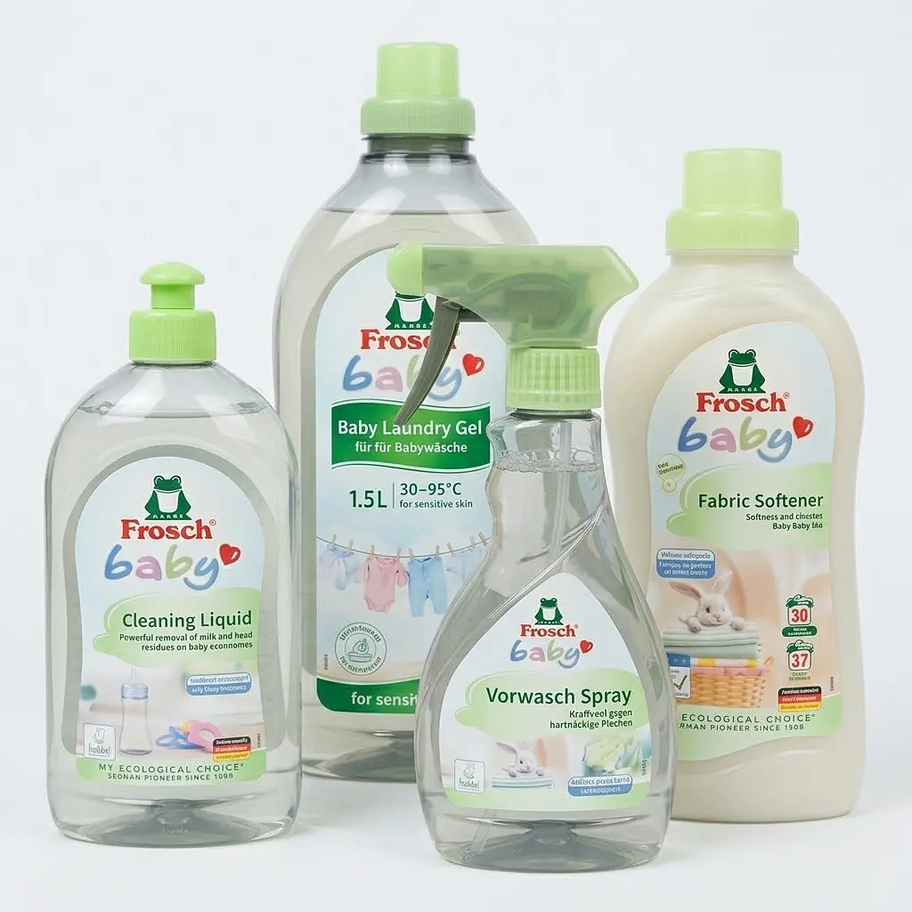 Frosch Baby набір для догляду за дитячими речами та посудом, 4 шт
