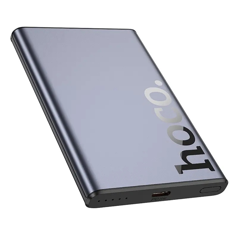 Зовнішній акумулятор HOCO Q32 Bird PD20W wireless magnetic power bank(5000mAh) сірий - фото 3