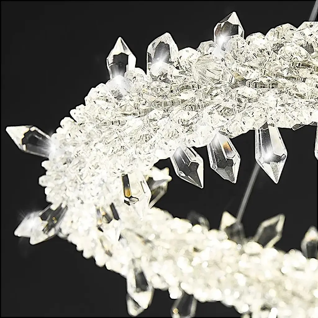 Підвісна кришталева LED-люстра Art 2053/1СGD - фото 2