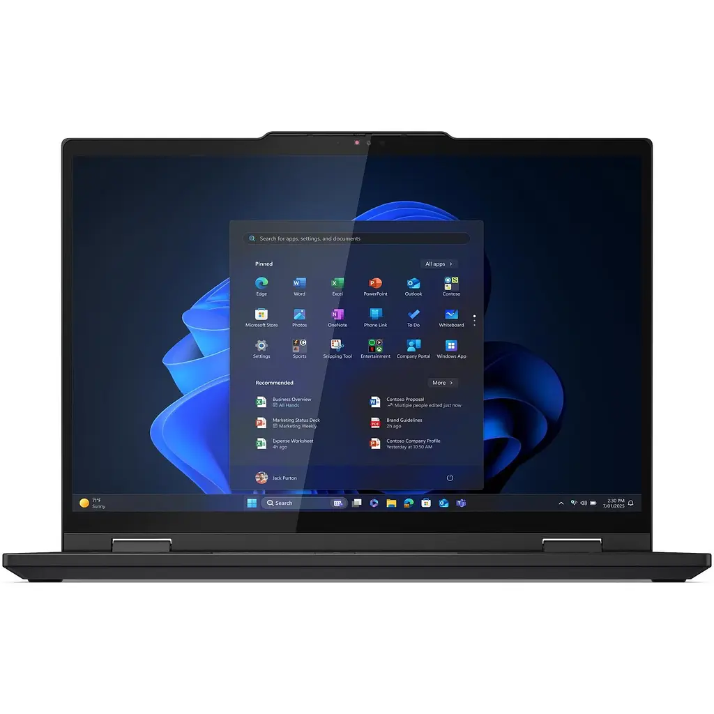 Ноутбук Lenovo ThinkPad T14s 2- в- 1 Gen 1 Intel Core Ultra 7 255U до 5, 20 ГГц, 14 WUXGA, IPS, Multi- Touch, 32 ГБ RAM, 1 ТБ SSD, Intel, Windows 11 Pro - фото 6
