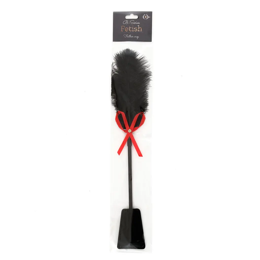 Стек Fetish B-Series Tickler Whip 2.0, 36 см (черный) - фото 4