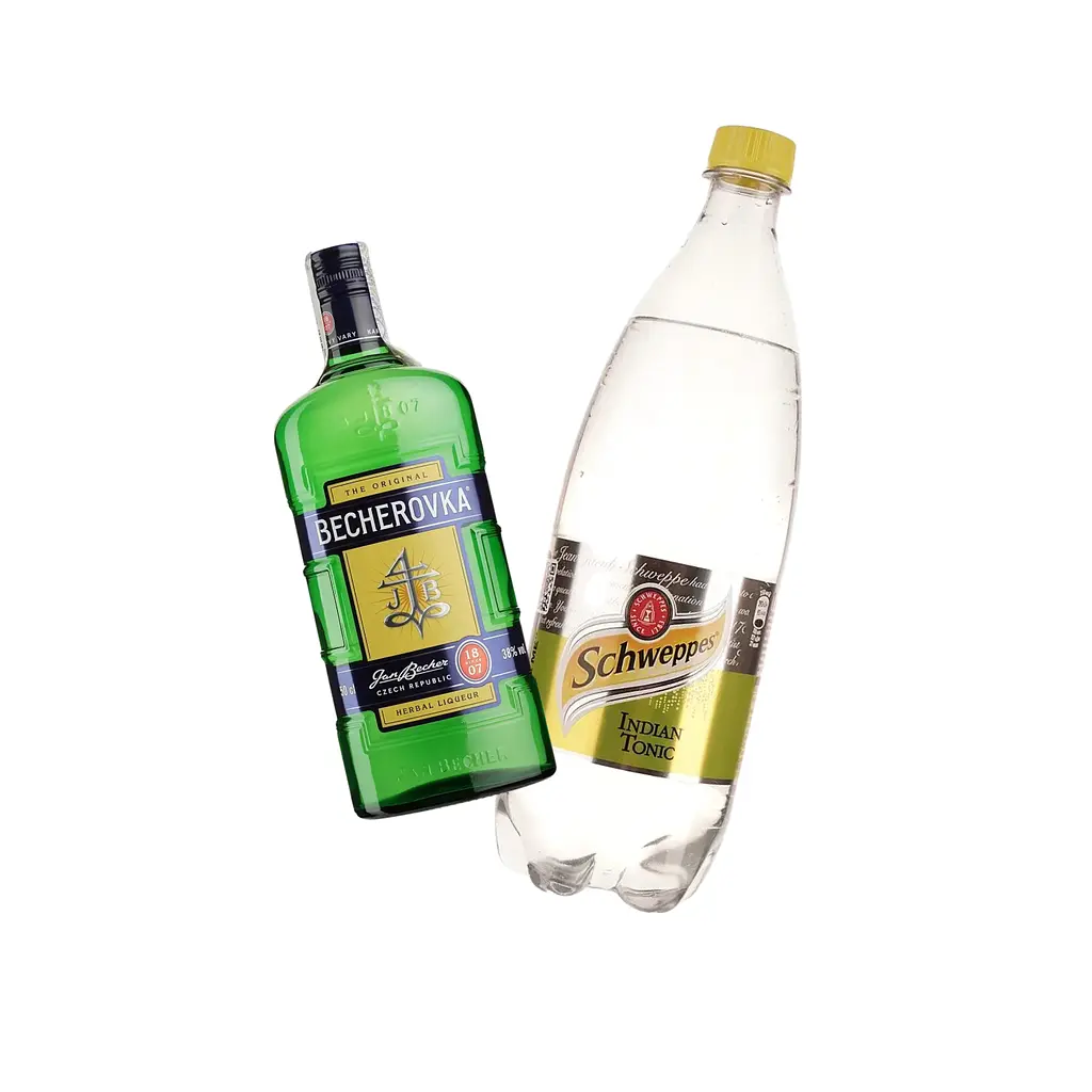 Коктейль Becherovka Tonic (набір інгредієнтів) х10 на основі Becherovka - фото 2