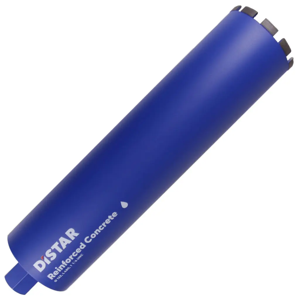 Коронка алмазна Distar DDS-W 122x450-10x1 1/4UNC залізобетон