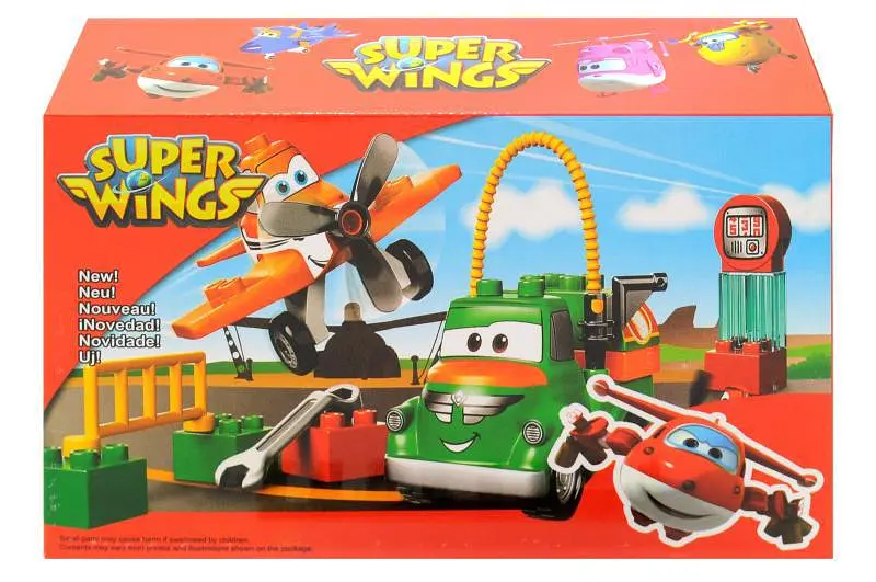 Дитячий конструктор Super Wings з фігурками персонажів та деталями складання для малюків 3+ (Y032)