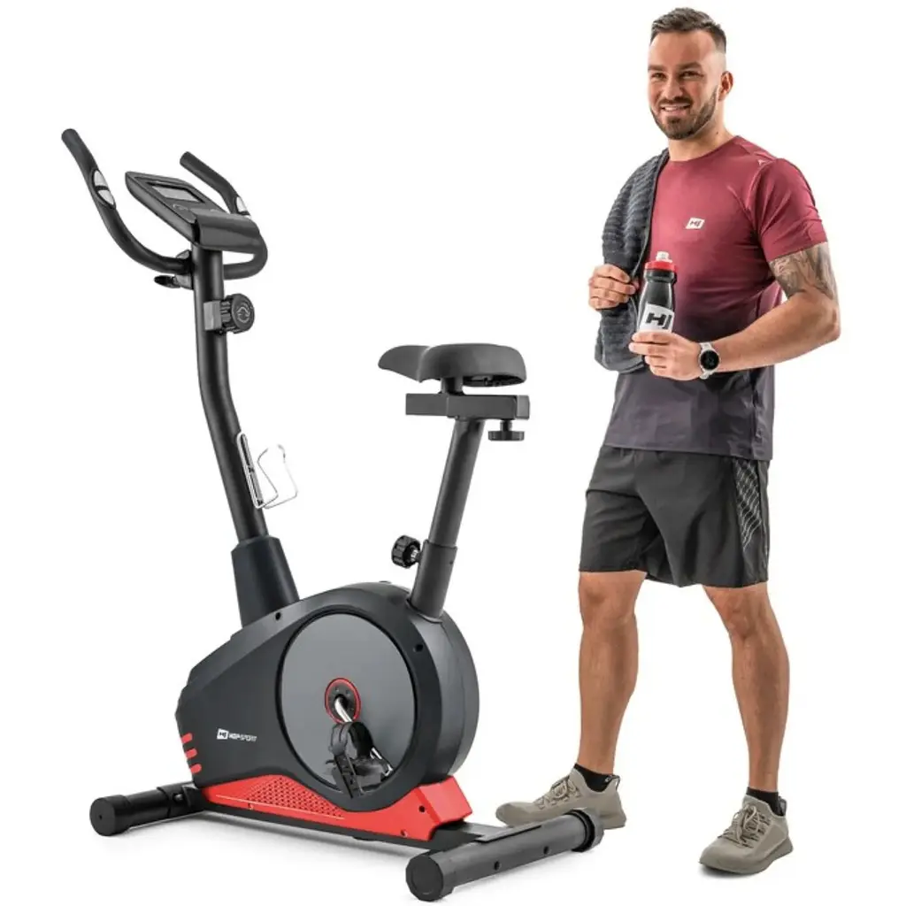 Велотренажер Hop-Sport HS-2080 Spark черно-красный (2020) - фото 2