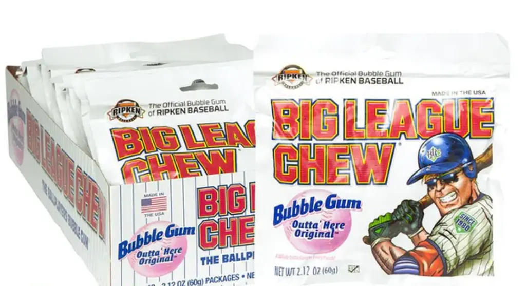Жувальна гумка The Official Big League Chew Original Bubble Gum 60 г - фото 5