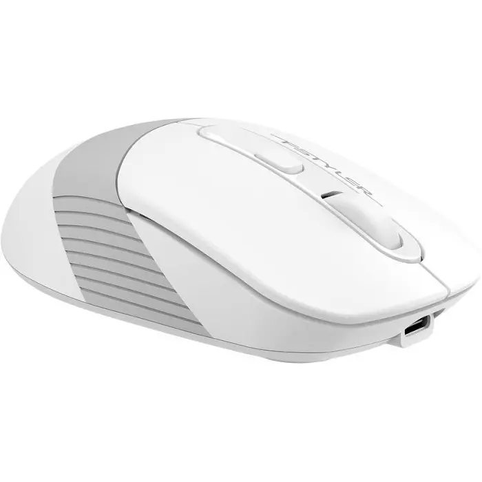 Миша A4Tech Fstyler FB10C Wireless Grayish White (FB10C (Grayish White)) - фото 6