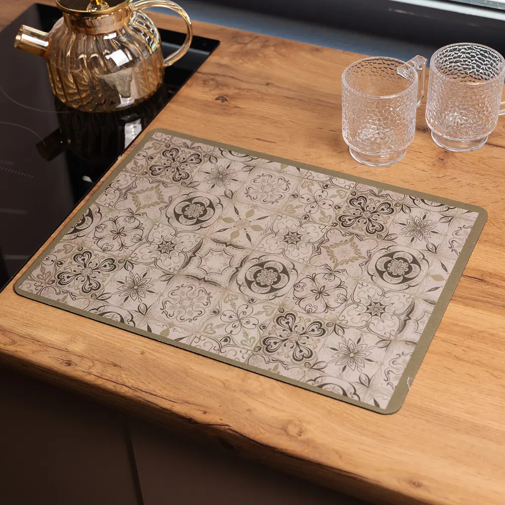 Килимок діатомітовий для сушіння посуду Boho 40*30 см Yiwu HP-42-190 - фото 2
