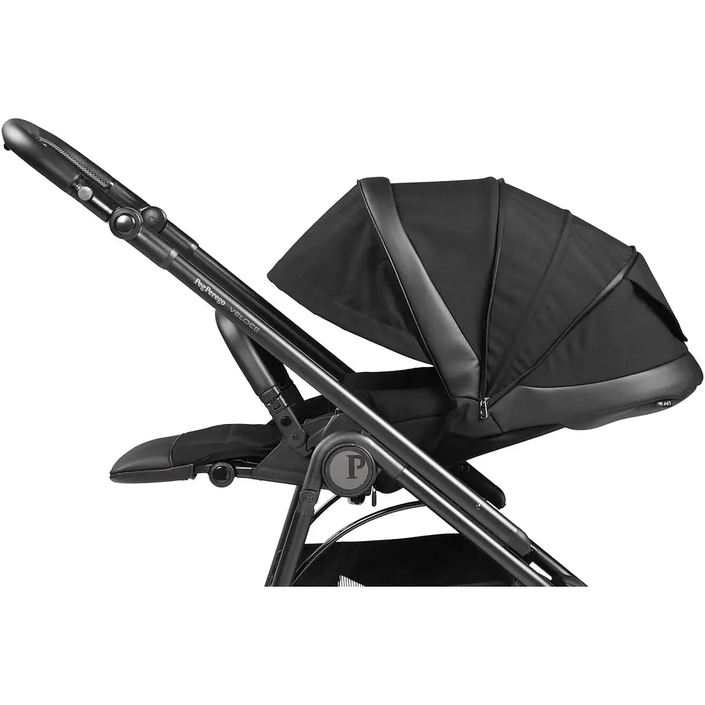 Коляска Peg-Perego Veloce True Black 2 в 1 - фото 4