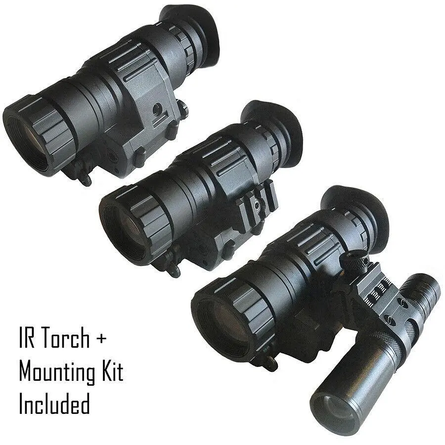 Монокуляр ночного видения PV-1011 (Digital PVS-14) + комплект креплений NVG - фото 6