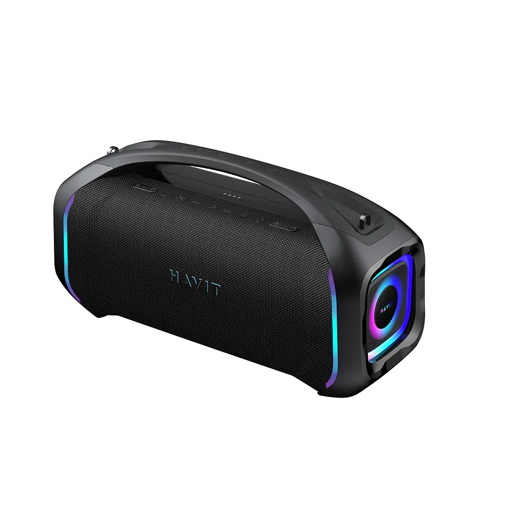 Портативна колонка HAVIT SK910BT (TWO MIC) "Party Blast" 100W IPX6 Black HAVIT (29125-000) - фото 2