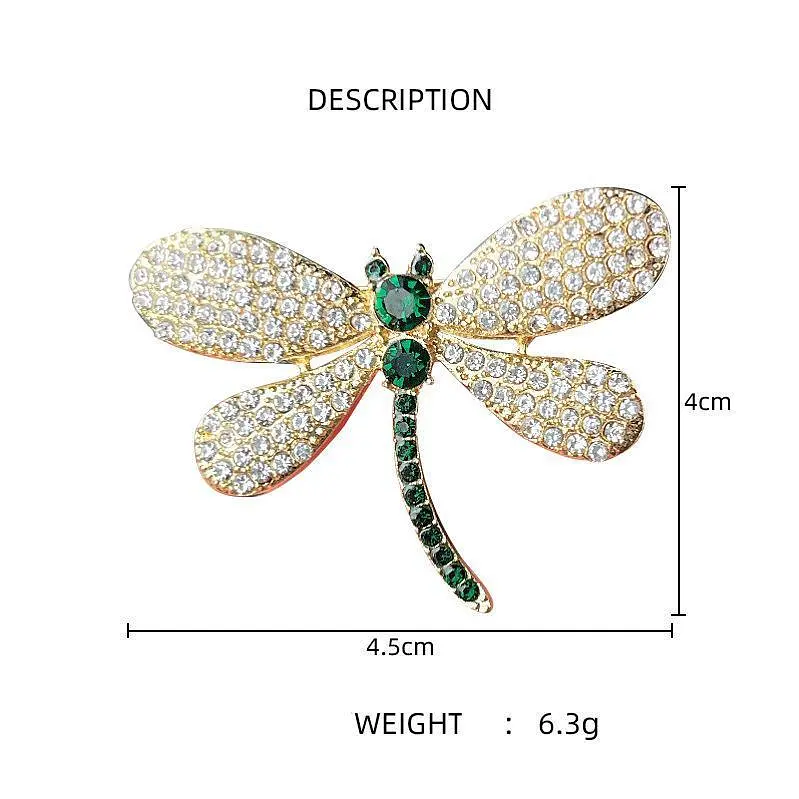 Брошь Стрекоза женская брошь-булавка (494693267) - фото 3