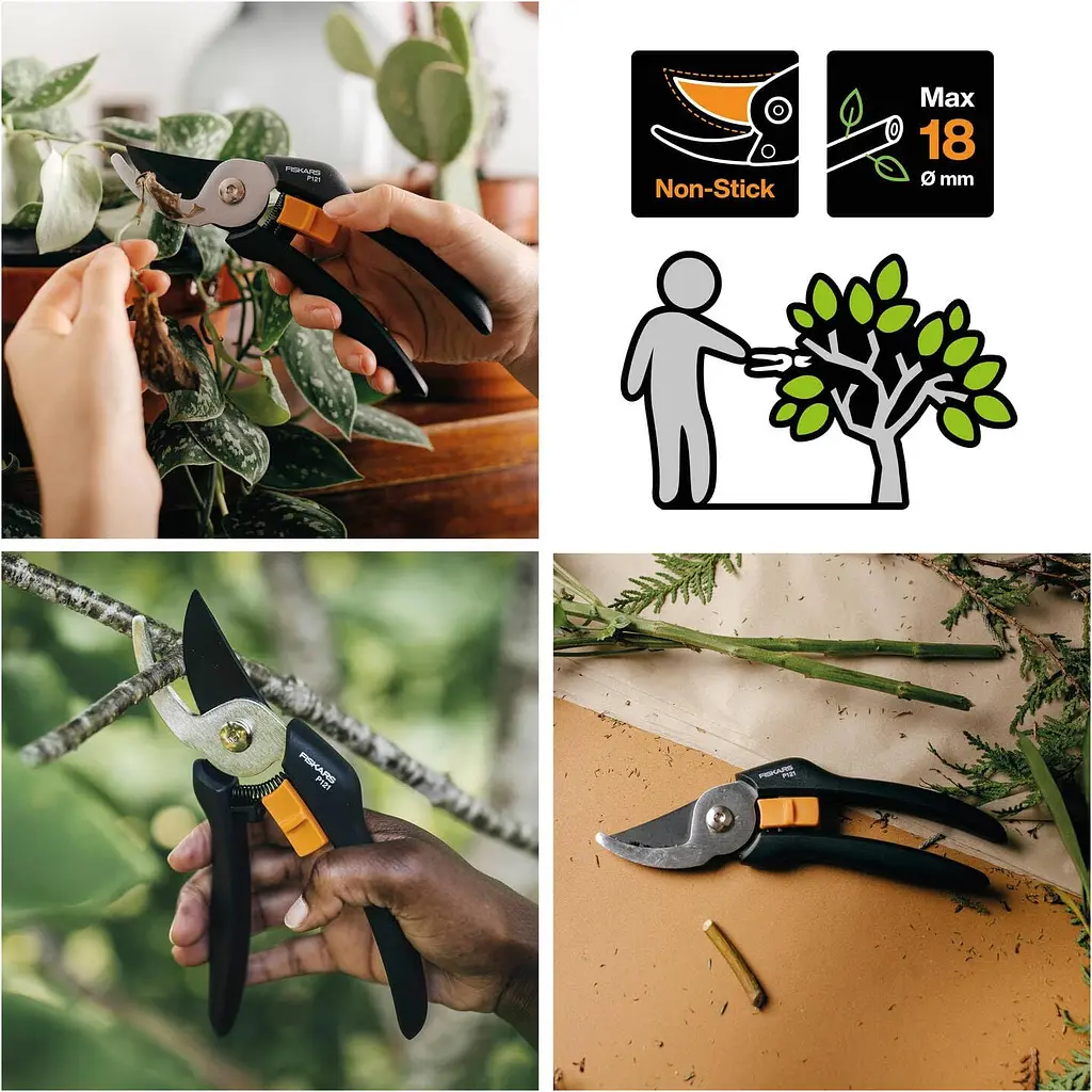 Площинний секатор Fiskars Solid P121 (1057160) - фото 2