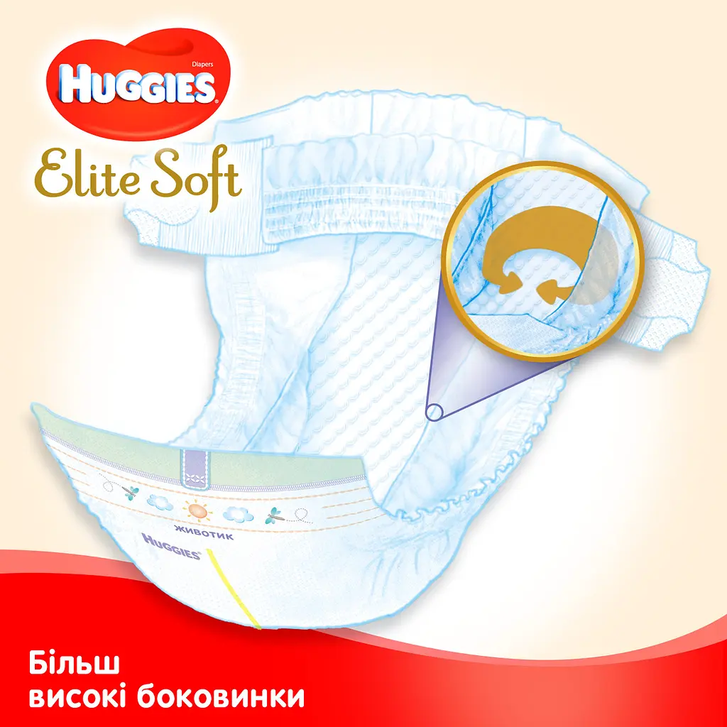 Подгузники Huggies Elite Soft 4 (8-14 кг) 120 шт. - фото 4