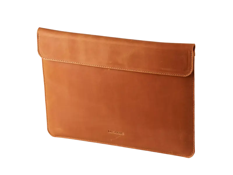 Чохол для ноутбука InCarne Klouz MacBook Pro 16 2019-2025 (вінтажний) коньяк (klouz-cognac-vintage-pro-16) - фото 4
