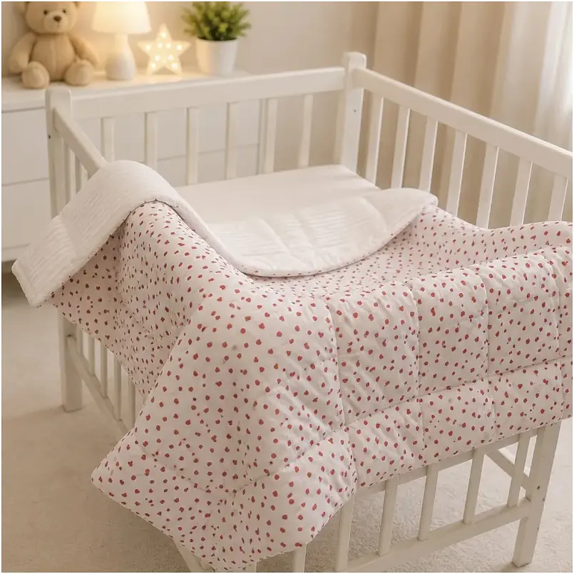 Плед дитячий MirSon Premium Pique Little hearts 60х80 см (2200013893943) - фото 7
