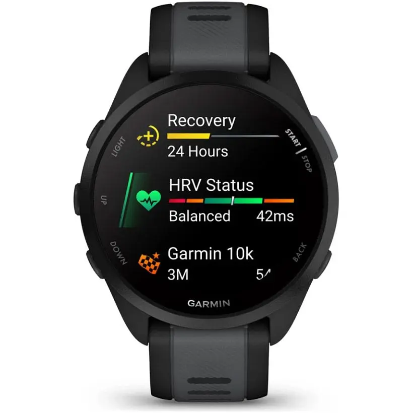 Смарт-годинник Garmin Forerunner 165 Black/Slate Gray [010-02863-20] [111827] - фото 6