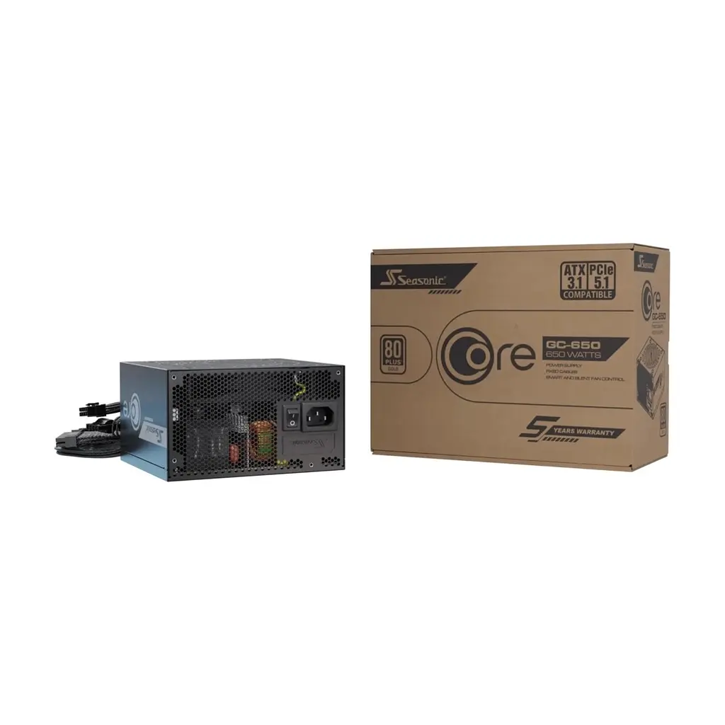 Блок живлення Seasonic 650W (CORE GC-650 ATX31) - фото 2