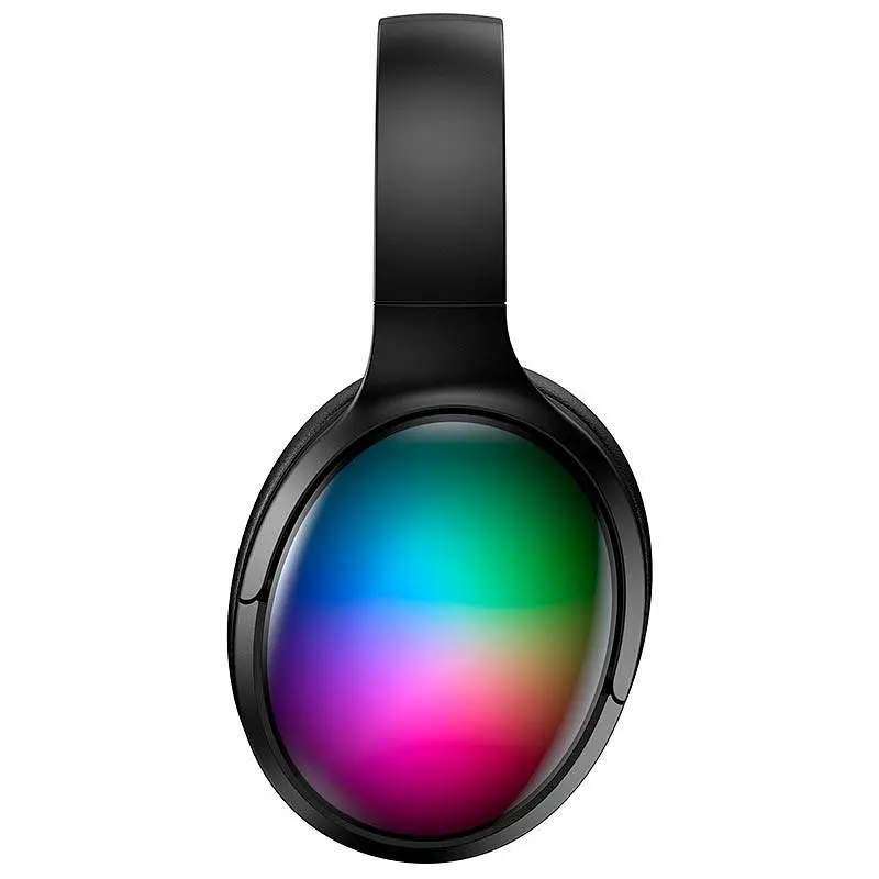 Наушники Onikuma Bluetooth Headphones with ANC Microphone 3, BT5.3, Type-C, AUX, ANC, 800mAh, 38H, RGB, black - фото 4