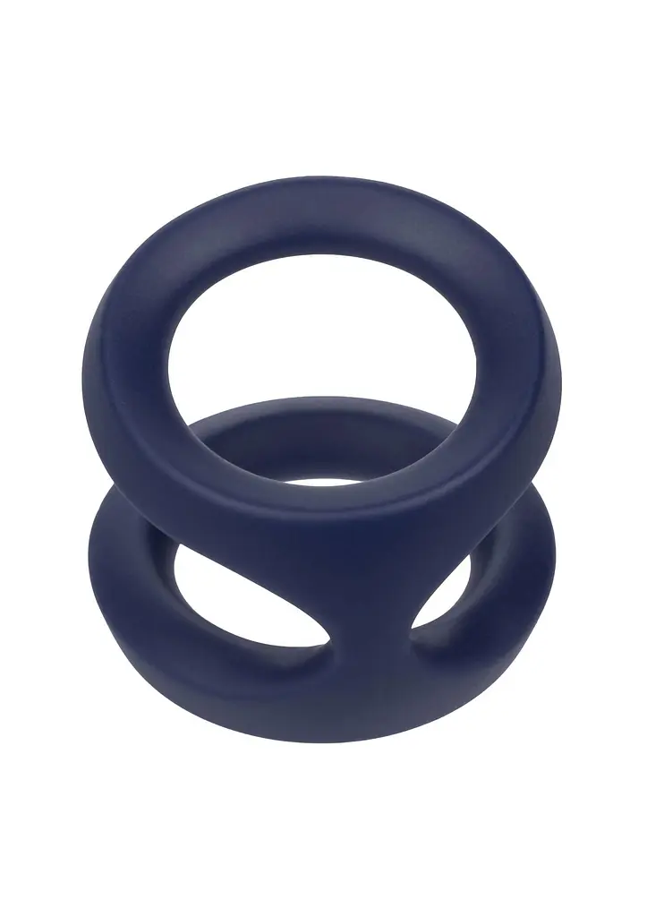 Ерекційне кільце Calexotics Viceroy Dual Ring, 3,2 см (синій) - фото 9