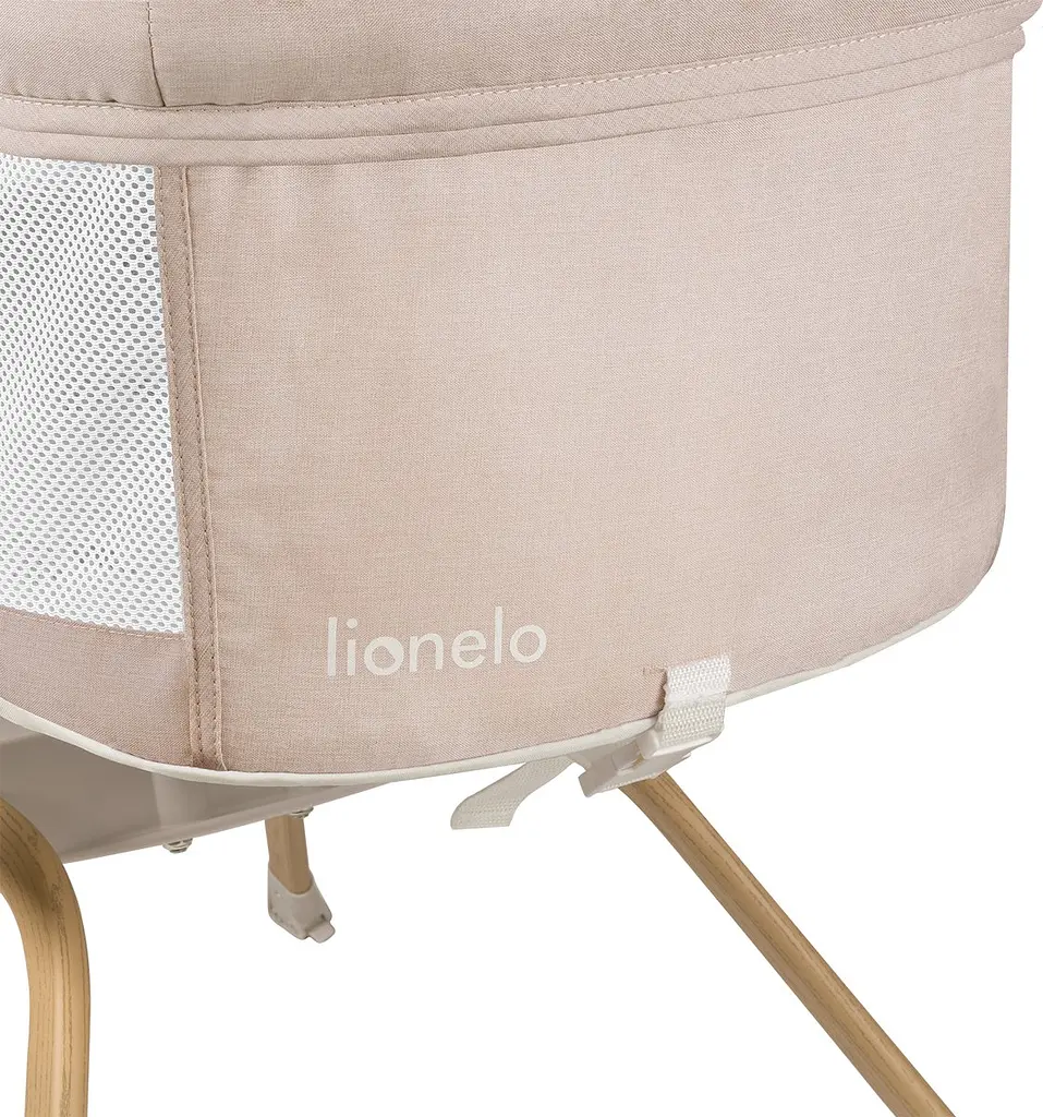 Кроватка детская приставная Lionelo Malin Evo Beige Natural - фото 13