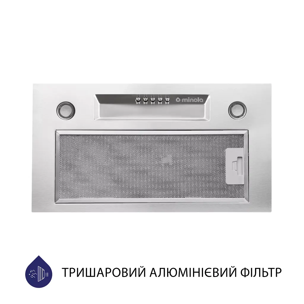 Витяжка повновбудована Minola HBI 5324 I 800 LED - фото 2