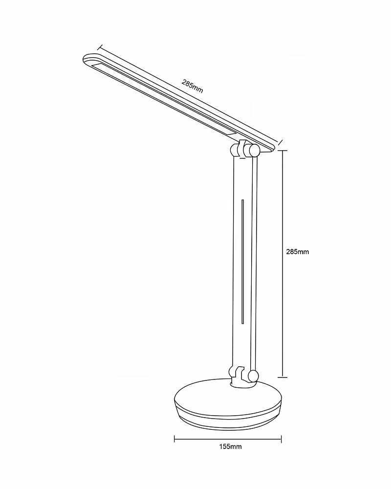 Настольная лампа Zuma Line SM-606 LED 1x5W 3000K-6000K+RGB 250Lm IP20 черная - фото 2