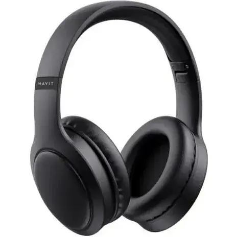 Наушники беспроводные Havit H633BT Black Bluetooth 5.1 микрофон динамика 40 мм Type-C 350 mAh (HV-H633BT) - фото 2