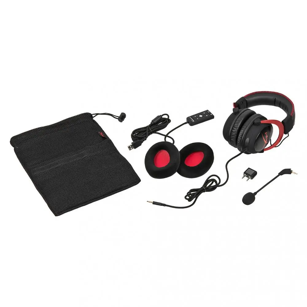 Комп'ютерна гарнітура HyperX Cloud II Red (KHX-HSCP-RD/4P5M0AA) - фото 7
