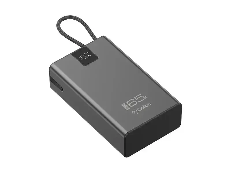 Зовнішній акумулятор (Power Bank) Gelius Veyron GP-PB312 20000mAh 65W(QC/PD) Black - фото 2