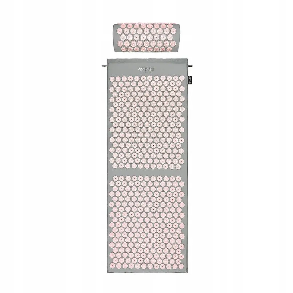 Килимок акупунктурний 4FIZJO Аплікатор Кузнєцова з валиком 128 x 48 см Grey/Pink 4FJ0288 (P-5907739313294) - фото 5