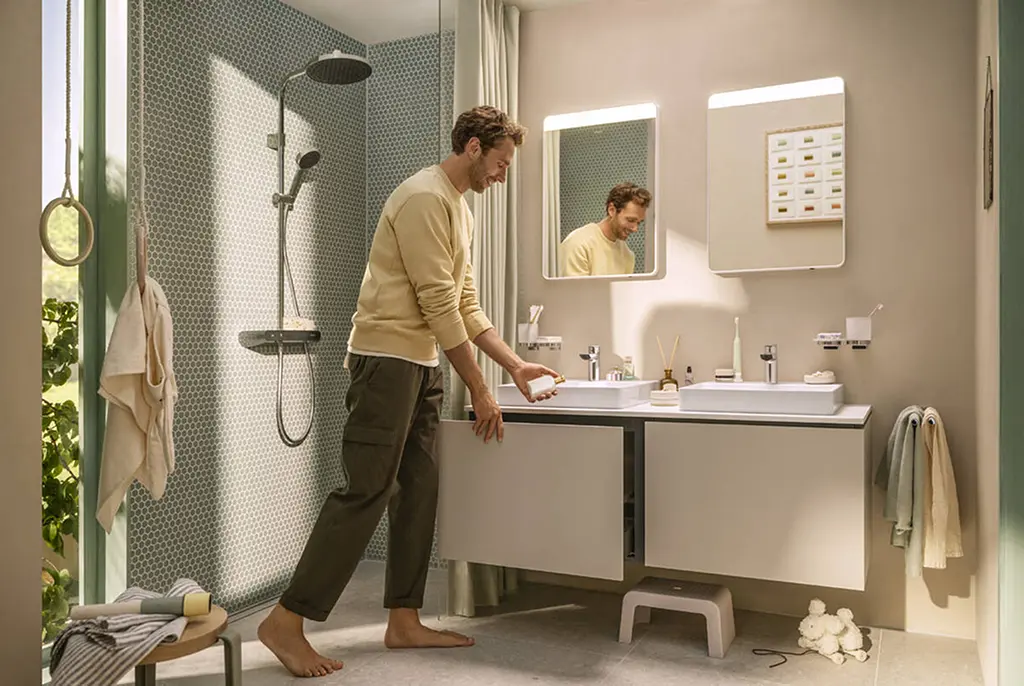 Стакан для зубних щіток Hansgrohe AddStoris S з тримачем chrome 41769000 - фото 3