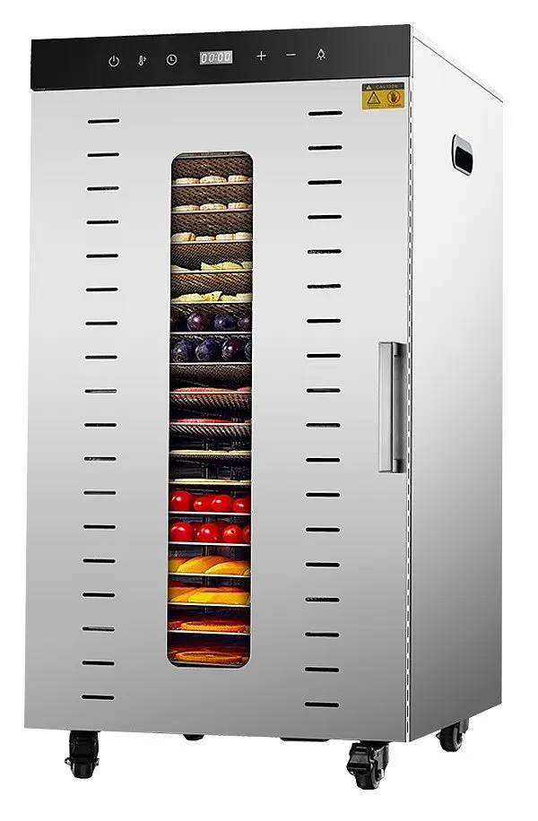 Дегідратор сушарка комерційний Food Dehydrator SS - 24H для овочів фруктів м'яса грибів 24 лотків 2000Вт - фото 2