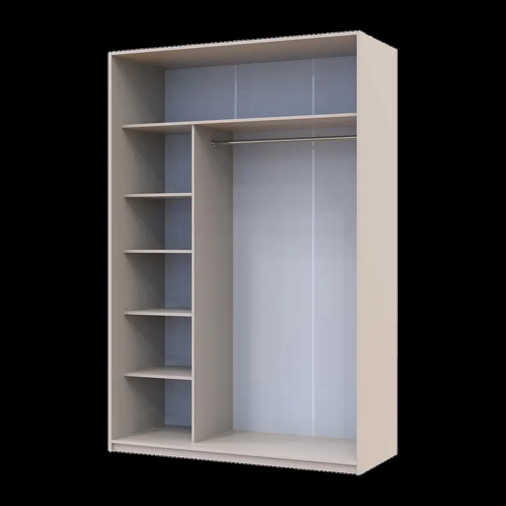 Шафа купе Doros Сіті Лайт Кашемір 2 ДСП 150х60х225 (80736347) - фото 4