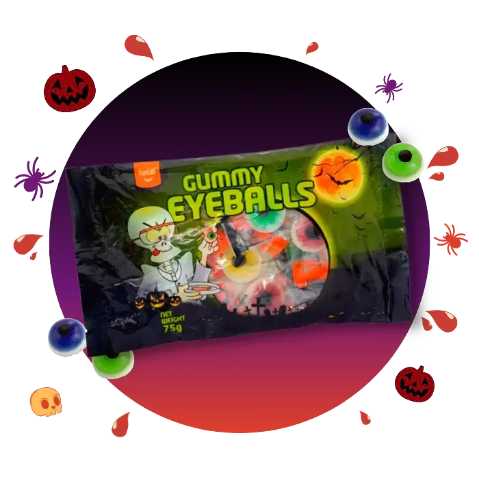 Цукерки желейні Funlab Gummy Eyeballs 75г - фото 4