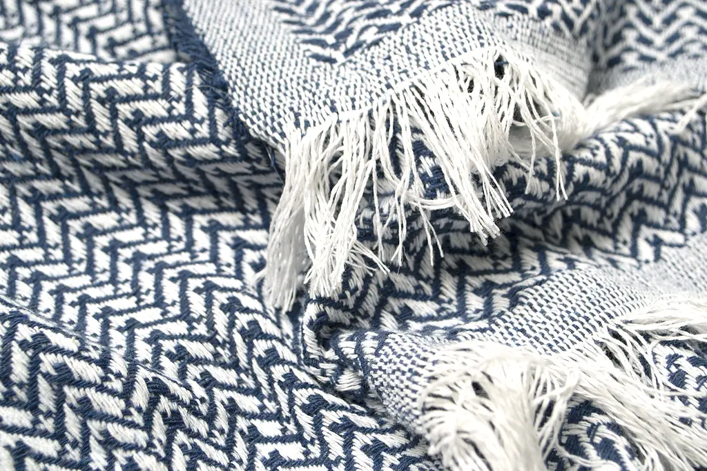 Покрывало Lotus Home - Retimna lacivert синий 220x240 - фото 4