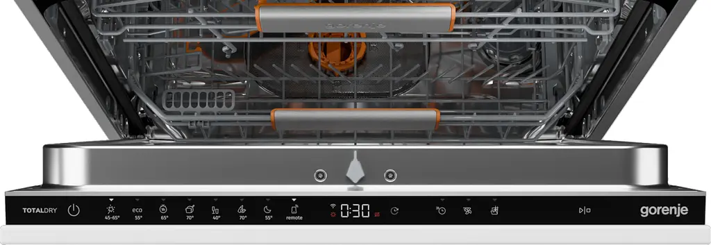 Посудомийна машина Gorenje вбудовувана, 16 комплектів A+++, 60 см, інвертор, Wi-Fi, AquaStop, білий - фото 9