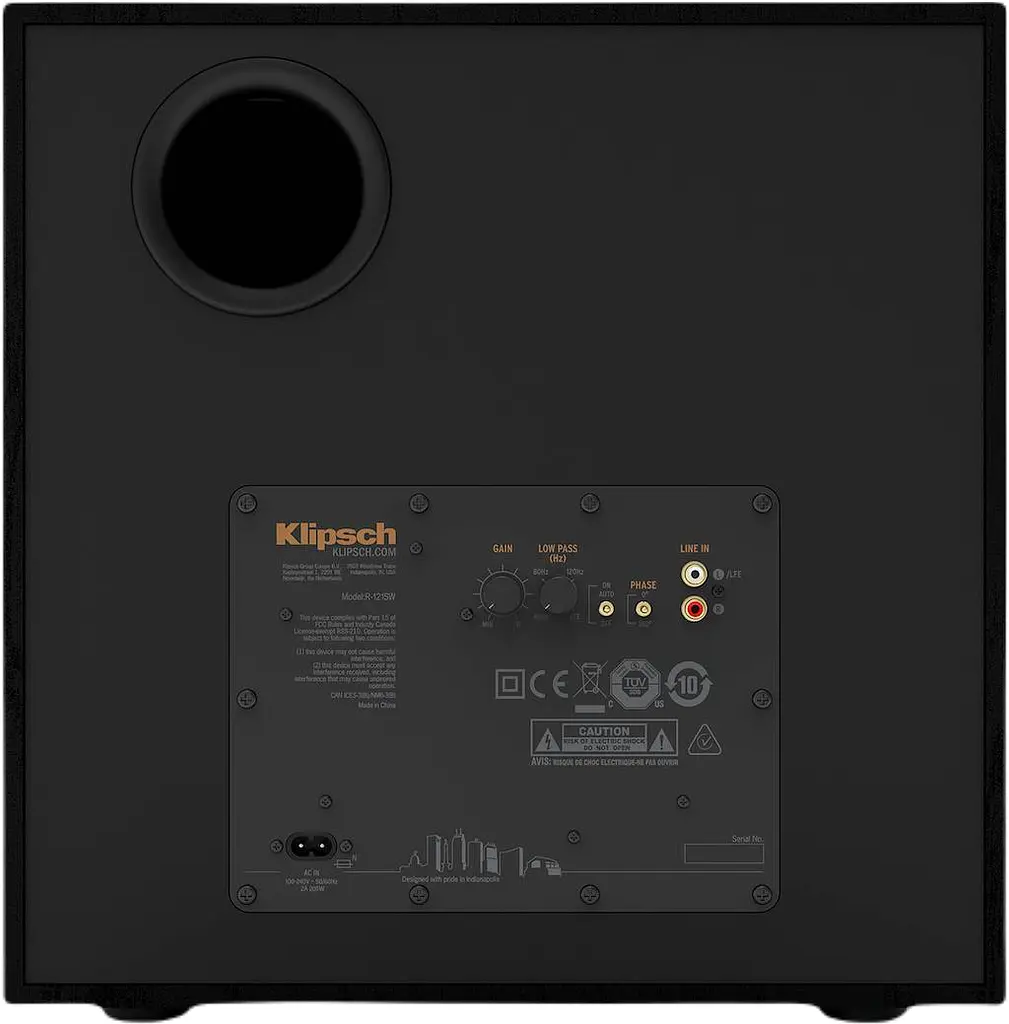 Сабвуфер Klipsch Reference R-121SW Black - фото 4