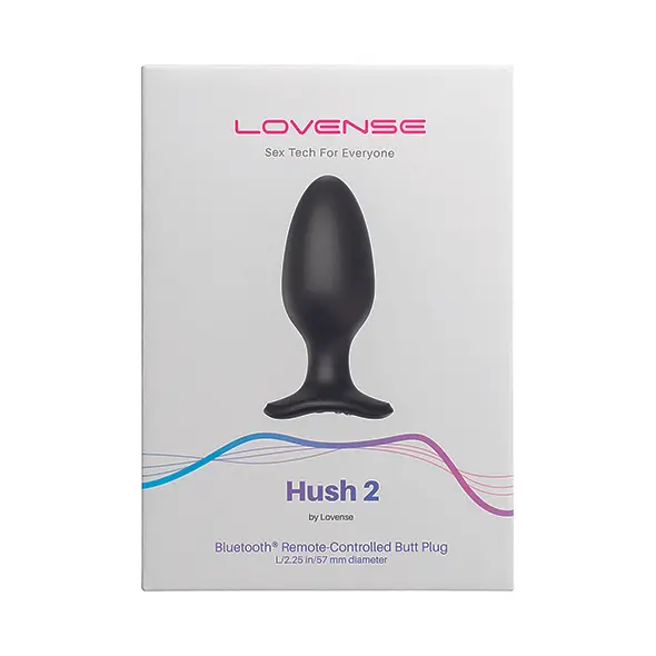 Анальна пробка Lovense Hush 2 L 15 см (чорний) - фото 12