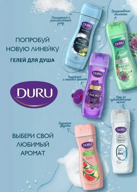 Гель для душу Duru Lux Perfumes Лотос 450 мл - фото 5
