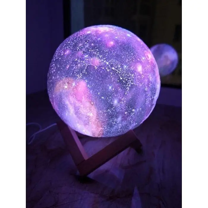 Настільний нічник світильник-светр Magic 3D COLOR Moon Light RGB з пультом - фото 4