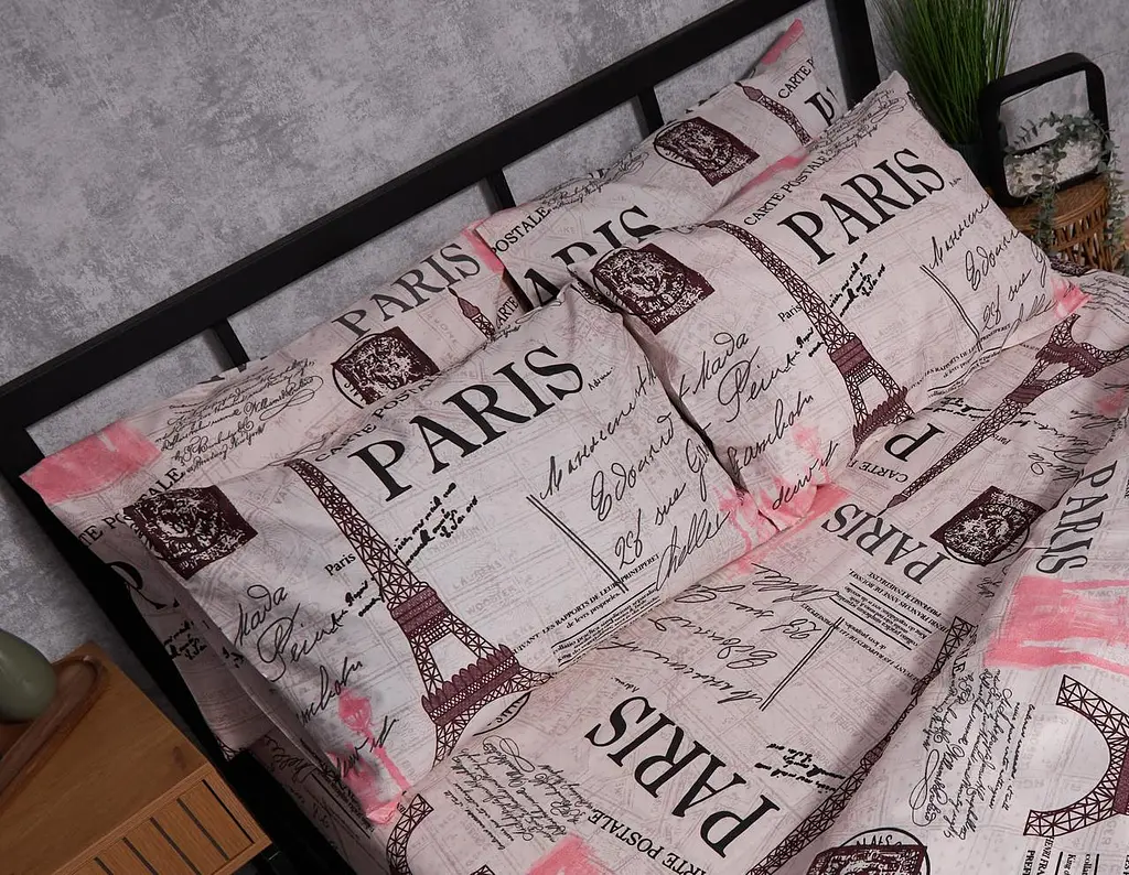 Набор наволочек Moon&Star Мікросатин Premium Paris Souvenir 50х50 см 2 шт - фото 2
