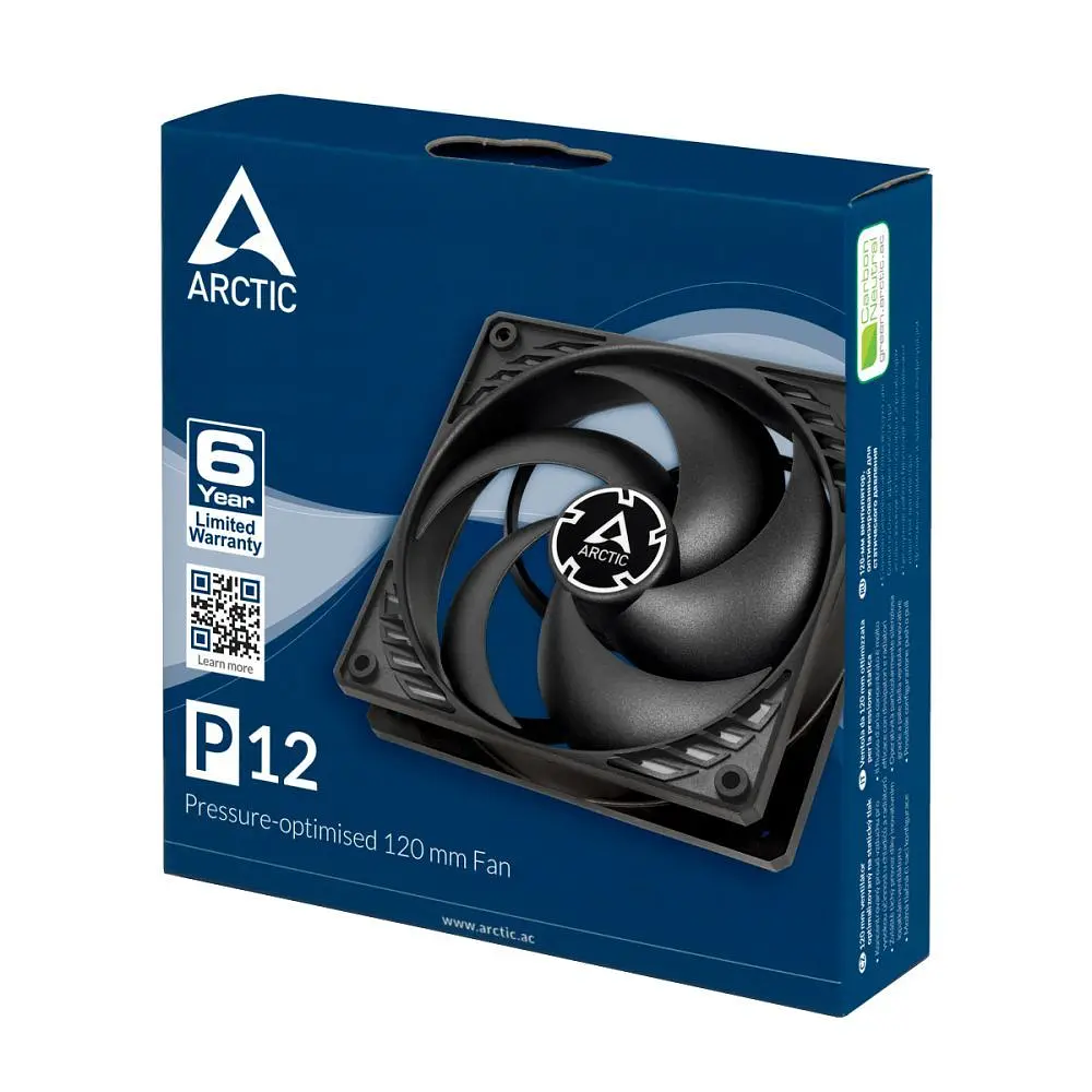 Вентилятор Arctic P12 Black (ACFAN00118A) - фото 2