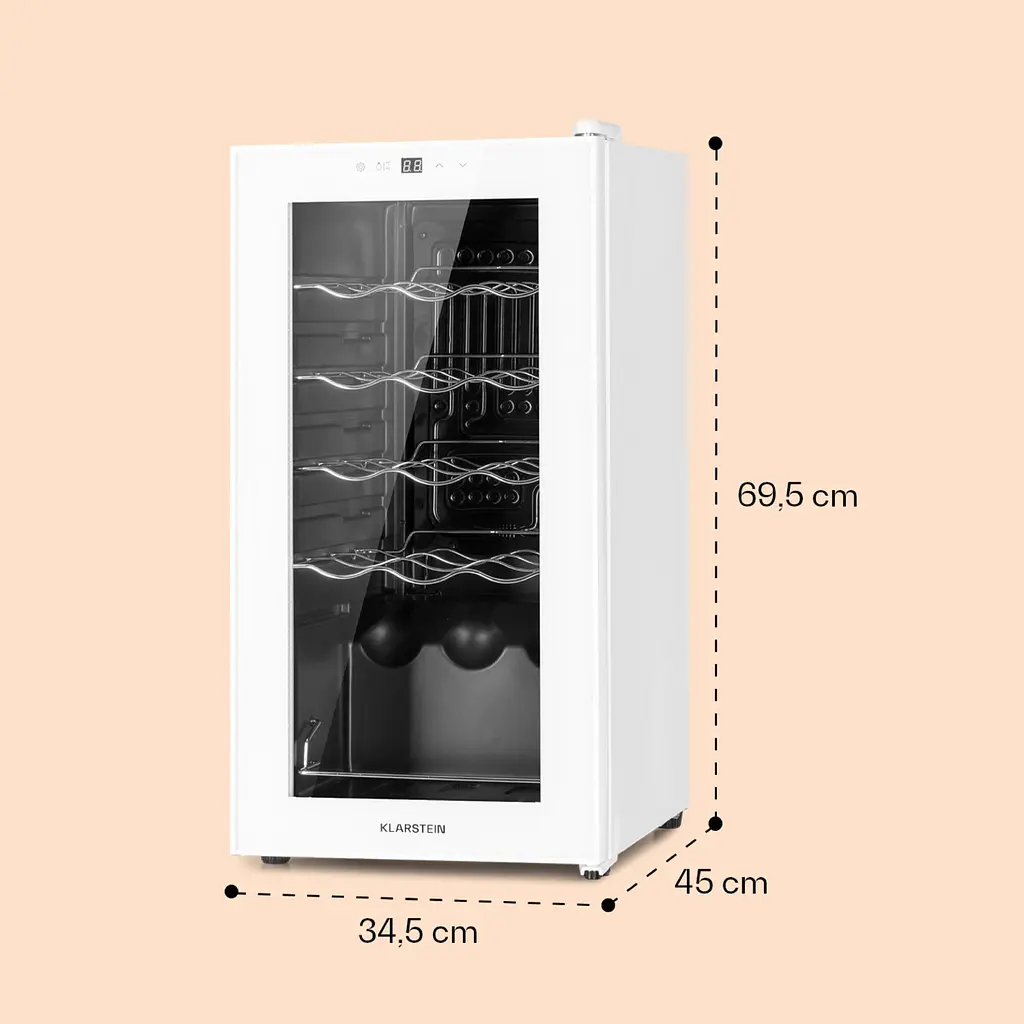 Винный холодильник Klarstein Shiraz 15 Slim Uno (10045889) - фото 5