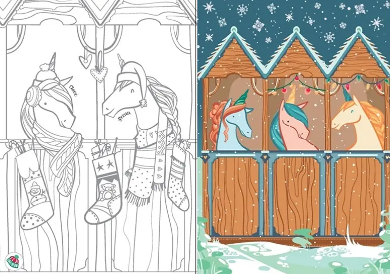 Розмальовка Transfer Activity Book Unicorns - Hannah Watson, англ. мова (9781474950930) - фото 2